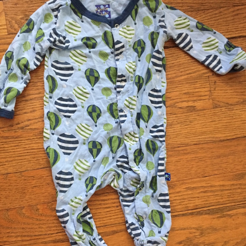Kickee pants footed pajamas